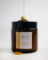 Auraa Hydrate & Glow Face Moisturising Balm - natural face balm with camel hump fat, made in Australia